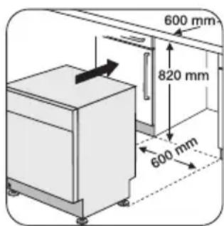 ZANUSSI ZDF3015X - Instalación bajo una encimera - 1