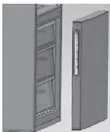 Infiniton FGC-833XSF - Mude o batente da porta - 8
