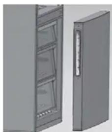 Infiniton FGC-833XSF - Cambiar el tope de la puerta - 8
