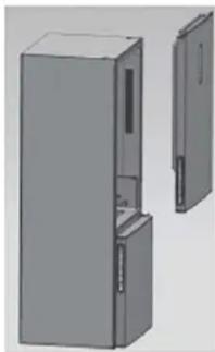 Infiniton FGC-833XSF - Cambiar el tope de la puerta - 6