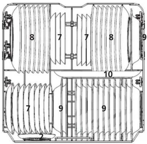 HISENSE HS643D10X - Cesta inferior: - 1