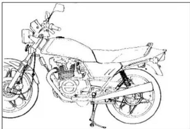 Honda CB 450 (1990) - CUIDADO - 1