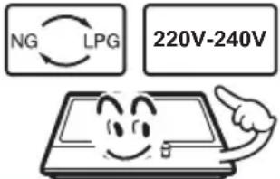 NG LPG 220V-240V