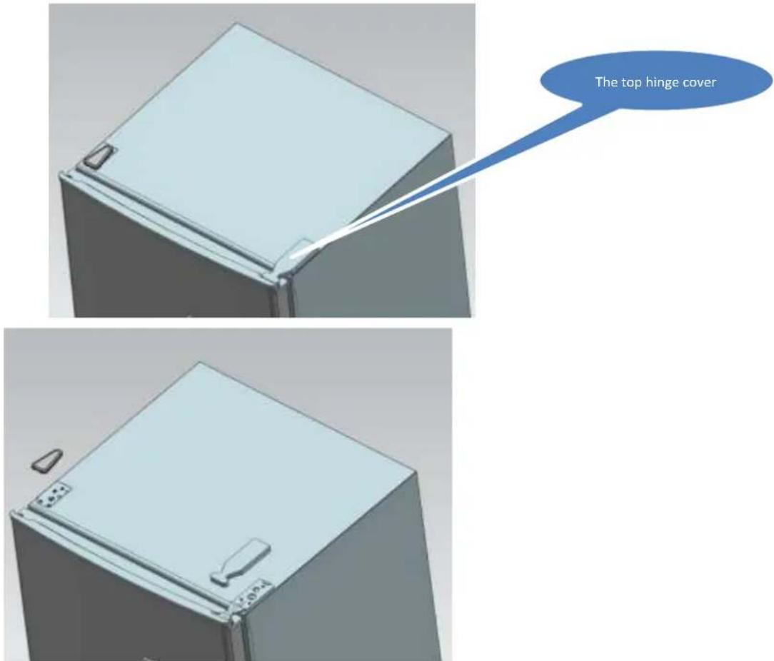 CORBERO E-CF2PM145W - Reversing the Door Swing (optionnal) - 1