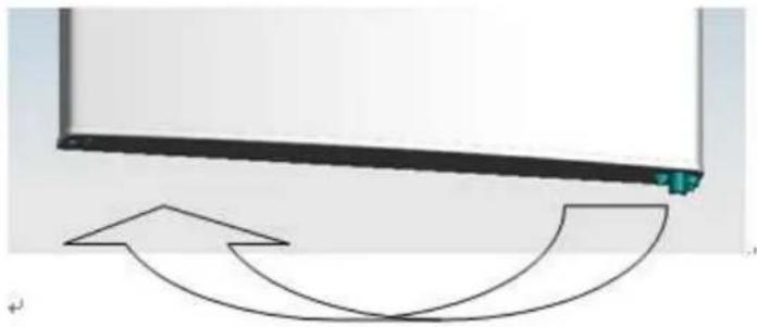 CORBERO E-CF2PM145W - Reversing the Door Swing (optionnal) - 7