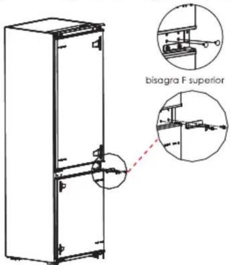 BRANDT BIC756EFN - Cambio del lado de apertura de la puerta(opcional) - 9