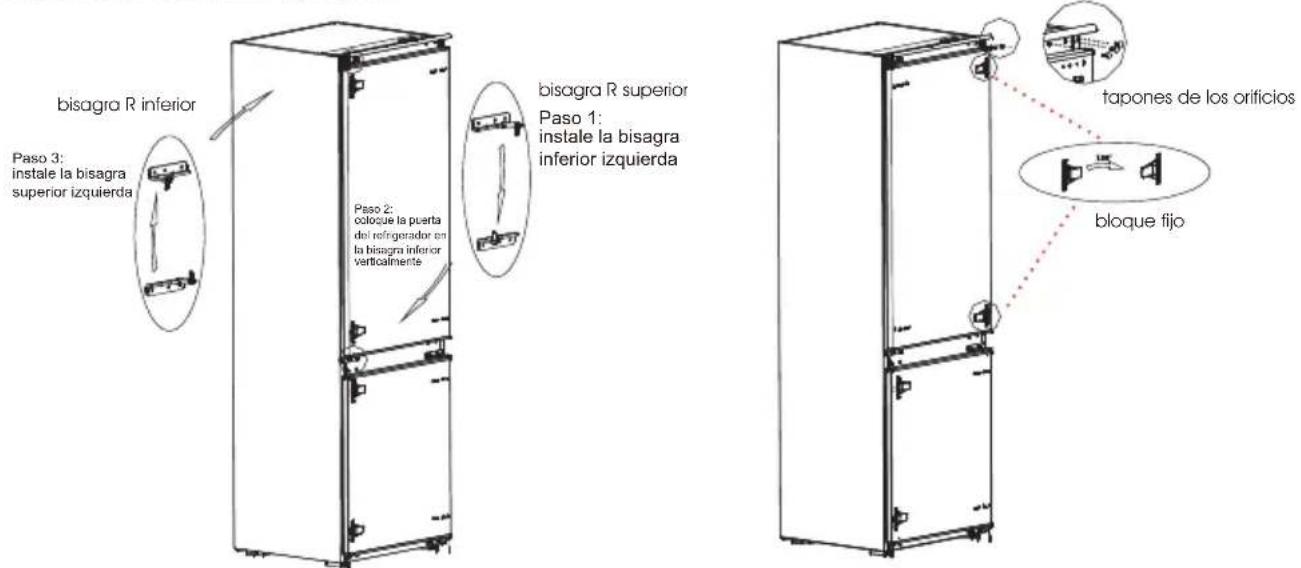 BRANDT BIC756EFN - Cambio del lado de apertura de la puerta(opcional) - 8
