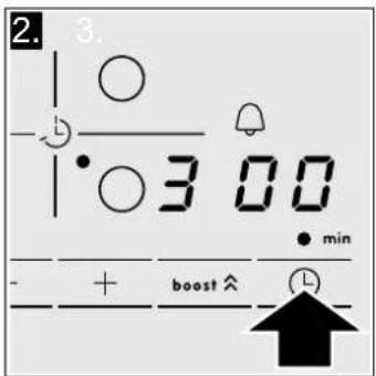 2. 3. - • 3 00 • min - + boost ↑ - -