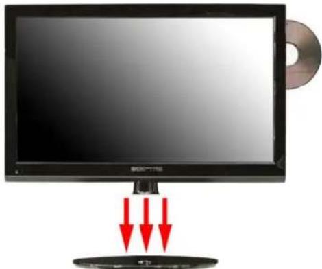 Sceptre E195BV-SHD - Attaching or Removing the Stand - 1