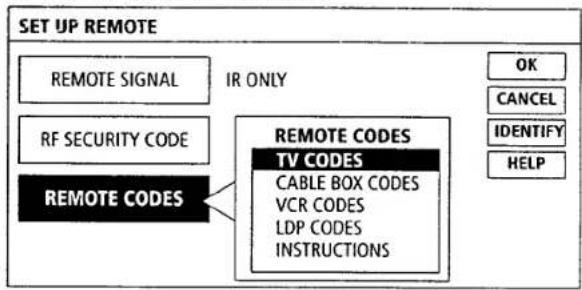 SONY SAT-B2 - To display the list of programmable codes: - 1
