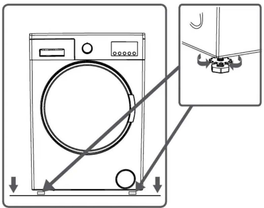 Orima ORM 128 - Ajuste de las correas - 1