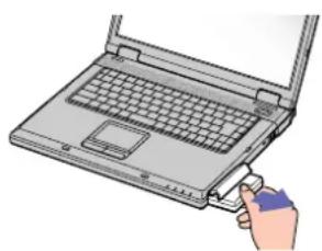 SONY Vaio PCG-GRV570 - Extracción del paquete de batería - 2