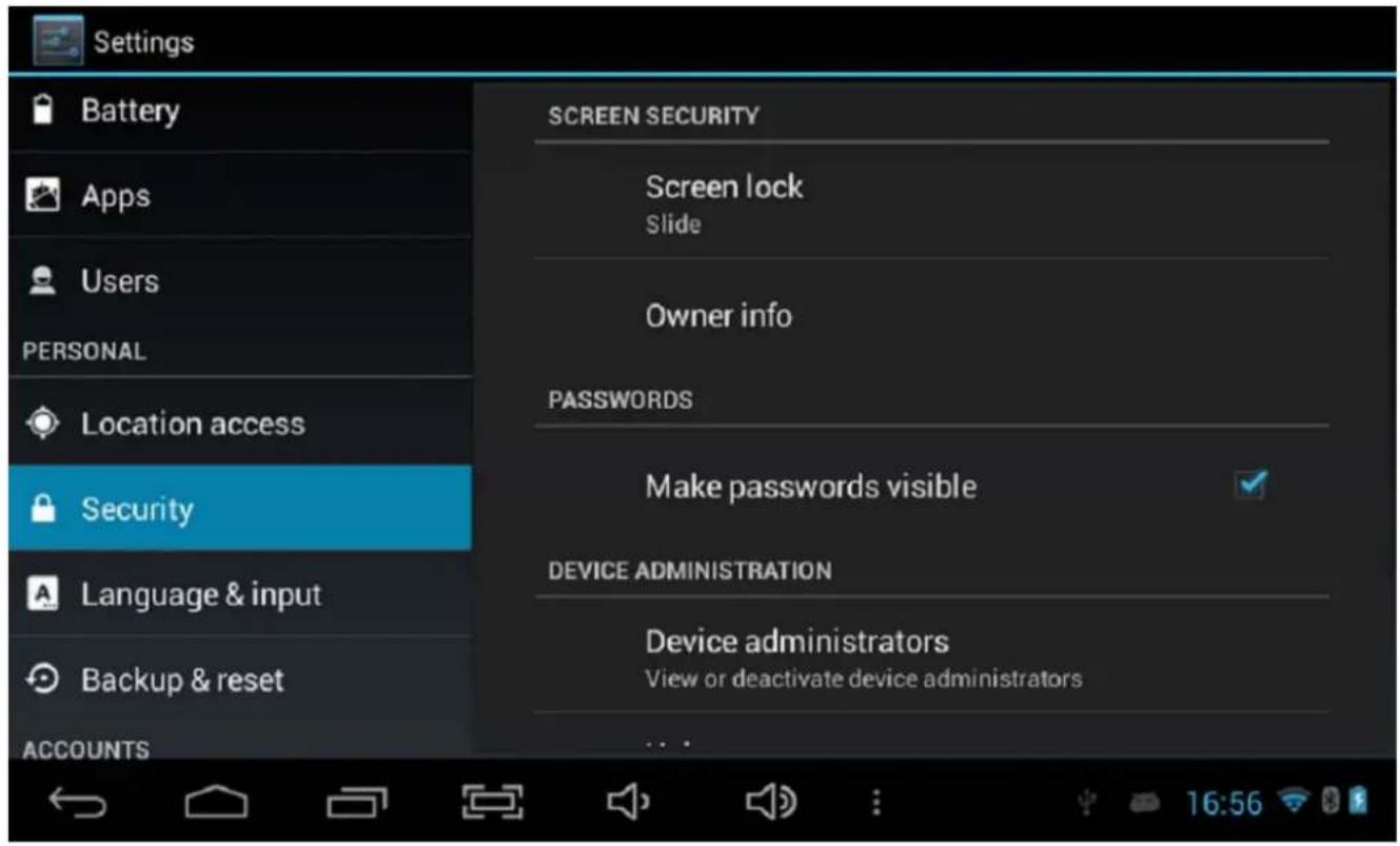 Hott T370 - Seguridad - 1
