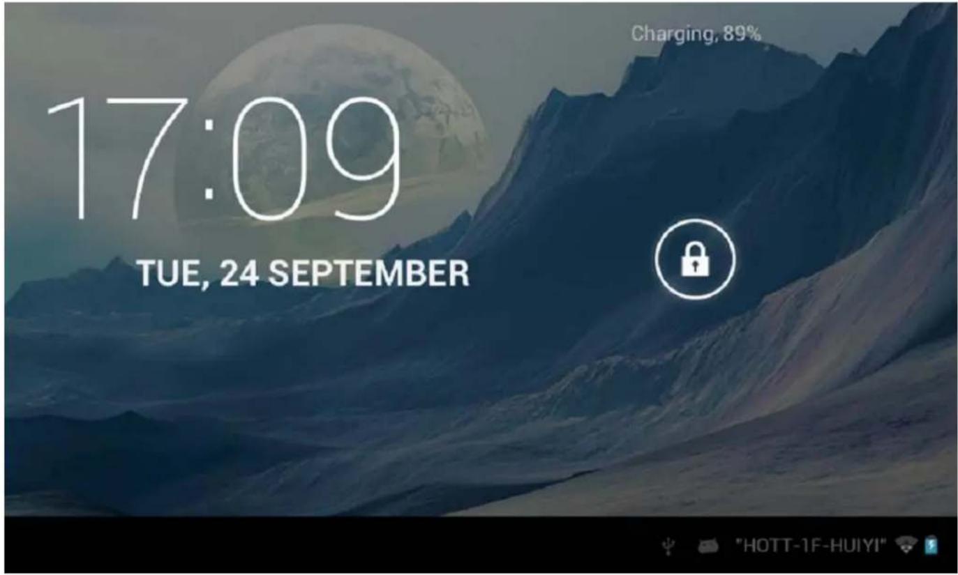 Hott T370 - Modo Standby (Modo Ecrã Off) /Desbloquear o Ecrã - 1