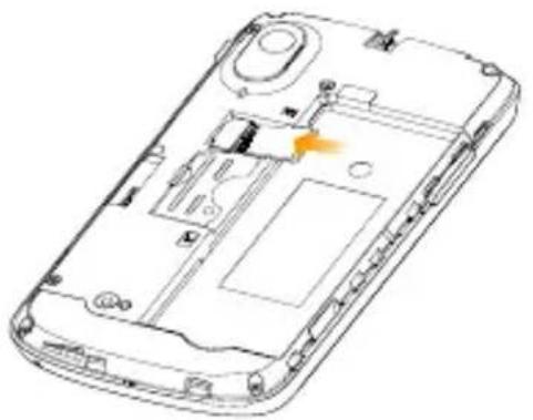 ZTE Monte Carlo - Instalación de la tarjeta SIM/microSD y la batería - 3