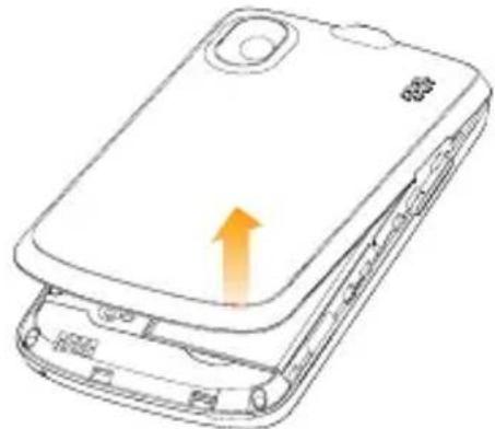 ZTE Monte Carlo - Instalación de la tarjeta SIM/microSD y la batería - 1