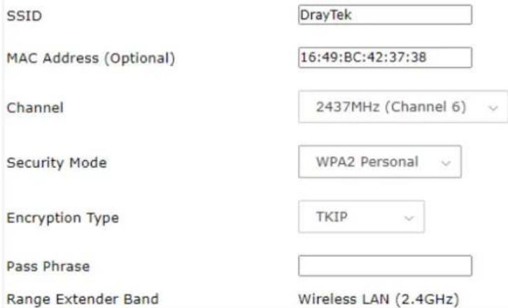 Draytek VigorAP 920R - Note: - 1
