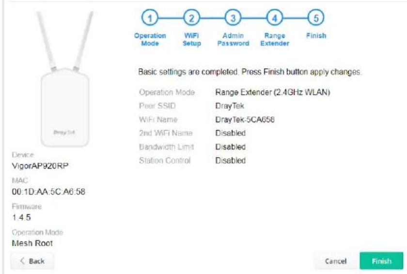 Draytek VigorAP 920R - When WPA Personal or WPA2 Personal is selected: - 1