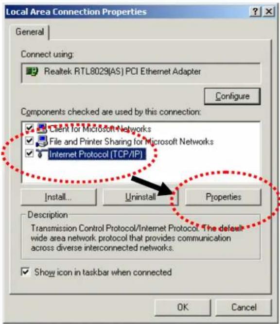 Draytek VigorAP 920R - I-3-2 Windows 2000 IP Address Setup - 1