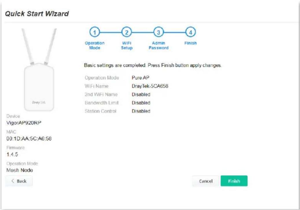 Draytek VigorAP 920R - I-7-1 Settings for Access Point - 4