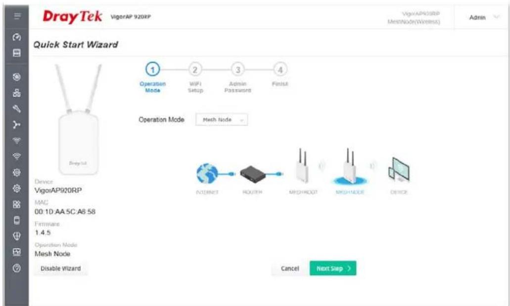 Draytek VigorAP 920R - Note: - 1