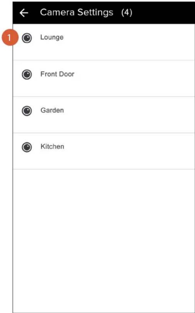 SWANN SWWHD-INTCAMPK3-UK - The Cameras Settings Screen - 1
