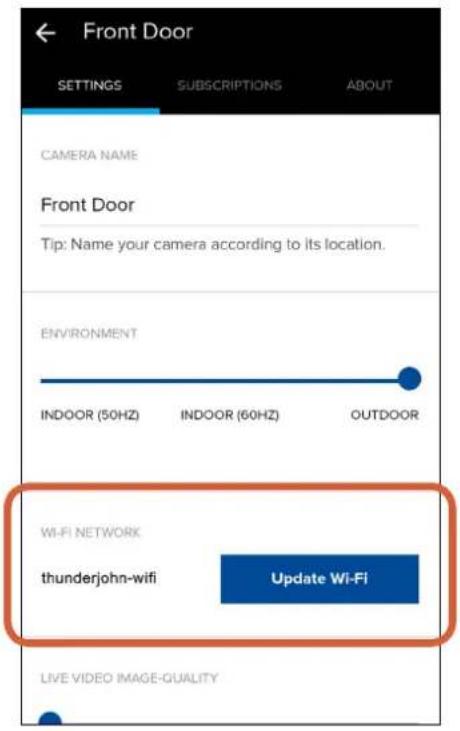 SWANN SWWHD-INTCAMPK3-UK - Changing the Wi-Fi Network - 1