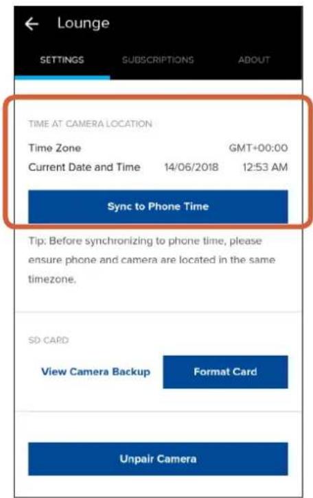 SWANN SWWHD-INTCAMPK3-UK - Setting the Camera Date and Time - 4