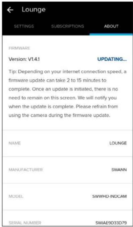 SWANN SWWHD-INTCAMPK3-UK - Updating the Camera Firmware - 1