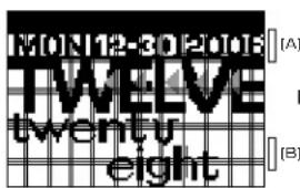 MON12-30 2015 TWELVE twenty eight [A] [B]