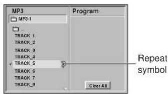 SONY RCD-W7V - To playback a track repeatedly - 1