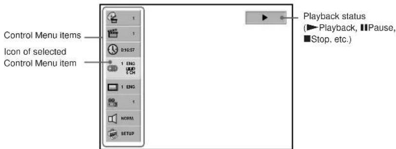 SONY RCD-W7V - Guide to the Control Menu Display - 1