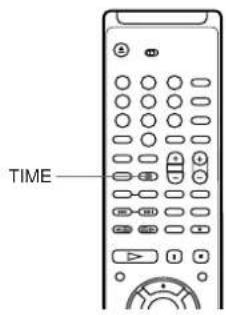 SONY RCD-W7V - Viewing the Playing Time and Remaining Time on the Front Panel Display - 1