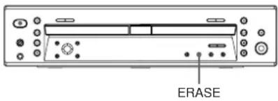 SONY RCD-W7V - Erasing an Entire CD-RW disc - 1