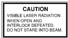 SONY RCD-W7V - CAUTION - 1