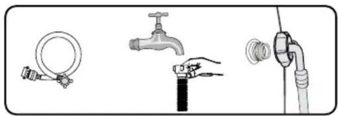 FAGOR 3FE-8812X - Connect the water supply - 1
