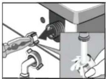 FAGOR 3FE-8812X - Clean the water supply valve - 2