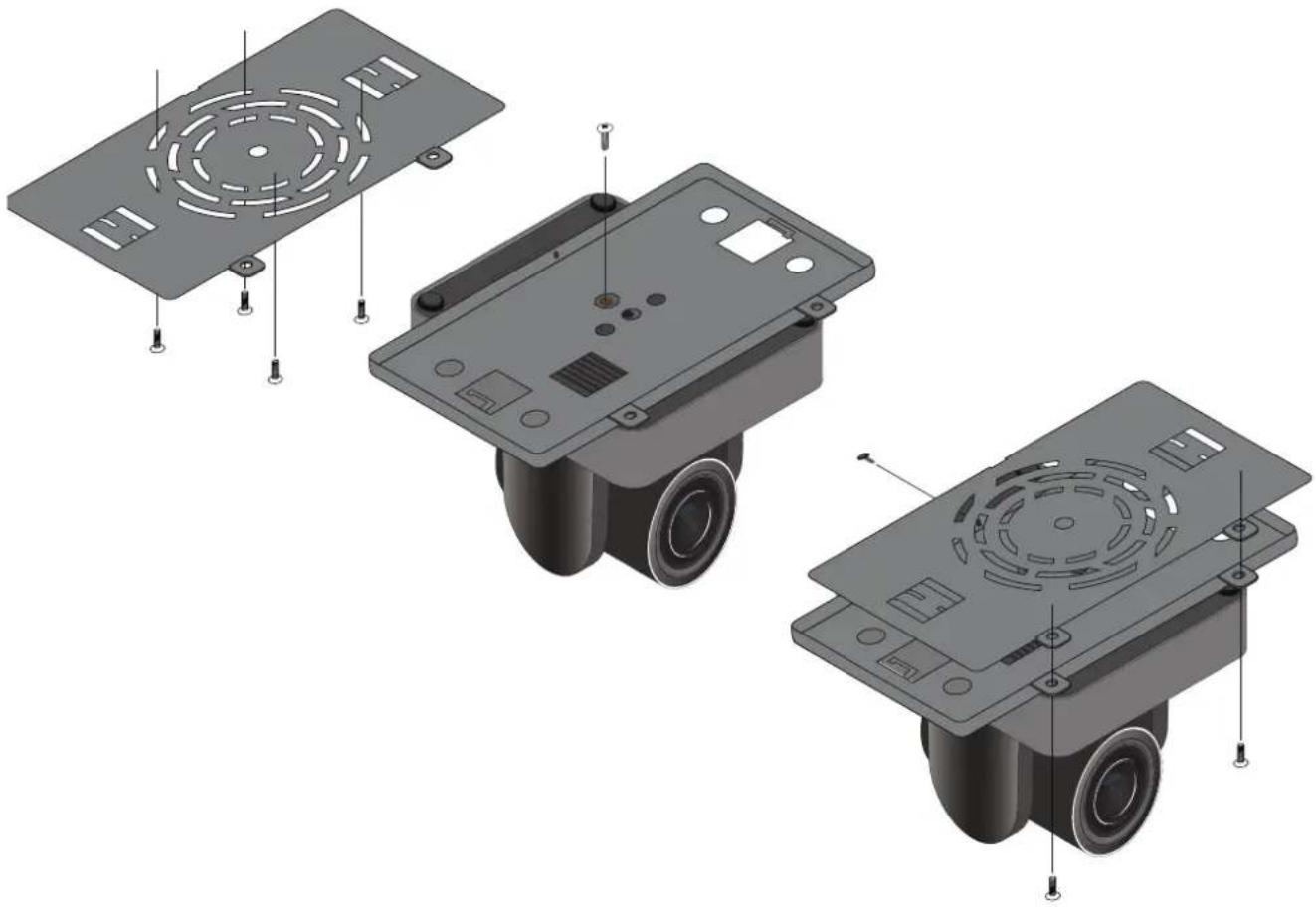 Atlona HDVS-CAM-HDMI-W - Ceiling Mount installation - 1