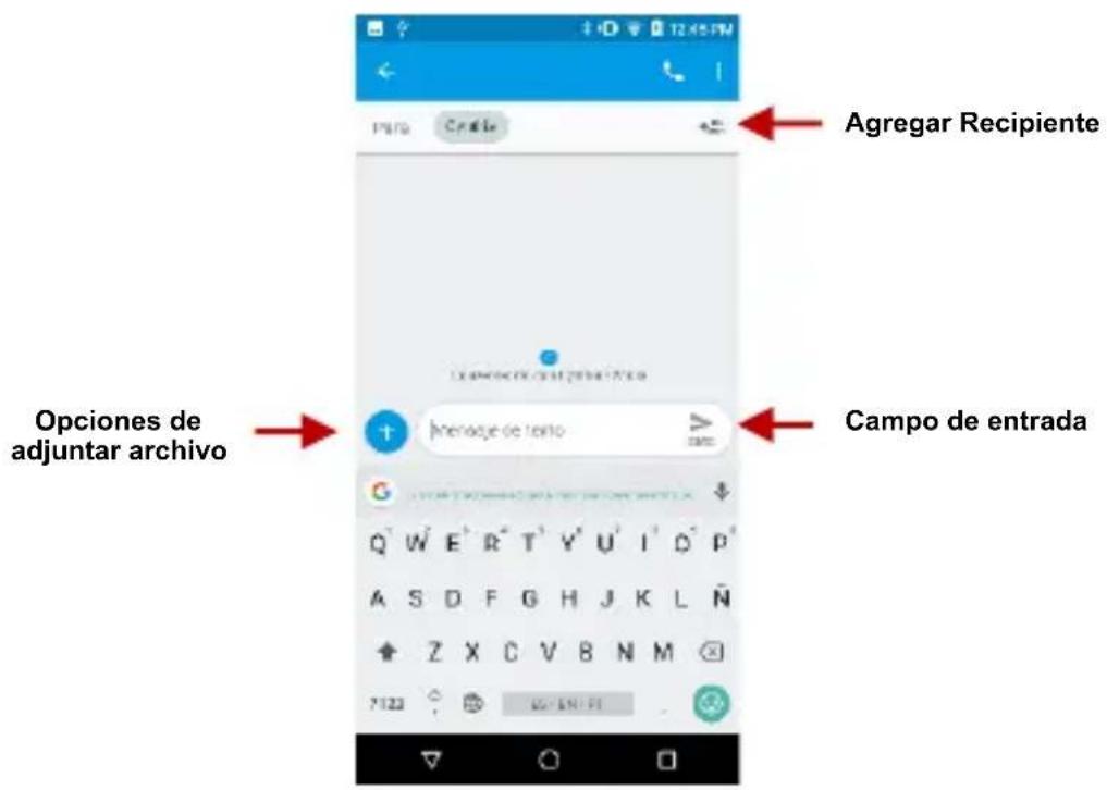 BLU Grand M3 - Abrir Mensajería - 1