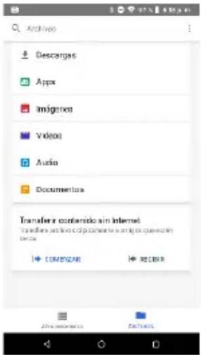 BLU Grand M3 - Abrir Files Go - 1