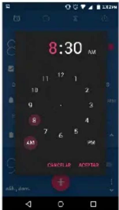 BLU Grand M3 - Crear una alarma nueva - 2
