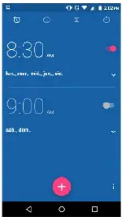 BLU Grand M3 - Crear una alarma nueva - 1
