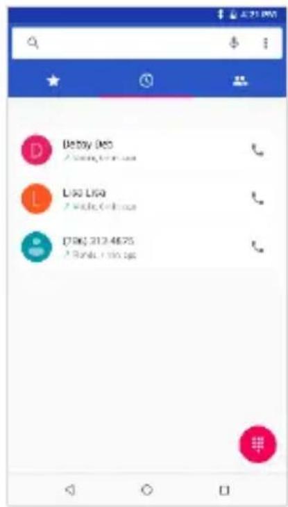 BLU Grand M3 - Registro de Llamadas - 2