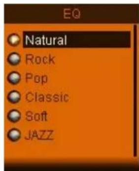 EQ Natural Rock Pop Classic Soft JAZZ