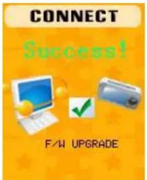 CONNECT Success! F/W UPGRADE