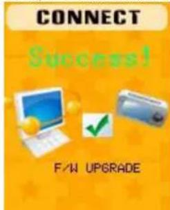 CONNECT Success! F/W UPGRADE