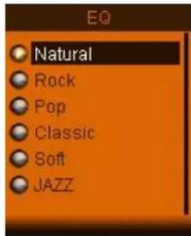 EQ Natural Rock Pop Classic Soft JAZZ