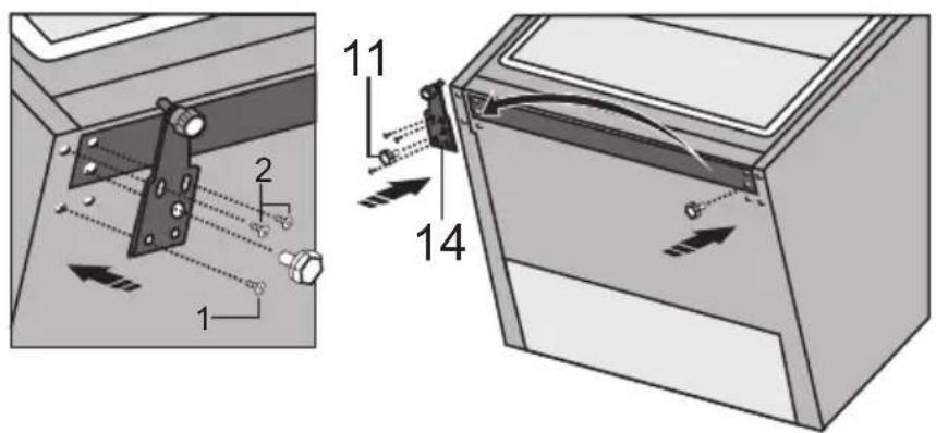GORENJE NRK6201SYBK - 6.B. Unidad de control en la puerta del aparato - 7
