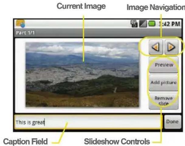 Current Image Image Navigation Part 1/1 Preview Add picture Remove slice This is great Done Caption Field Slideshow Controls