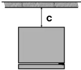 Infiniton CL-42L5NET - Recommended space needed for heat dissipation - 2